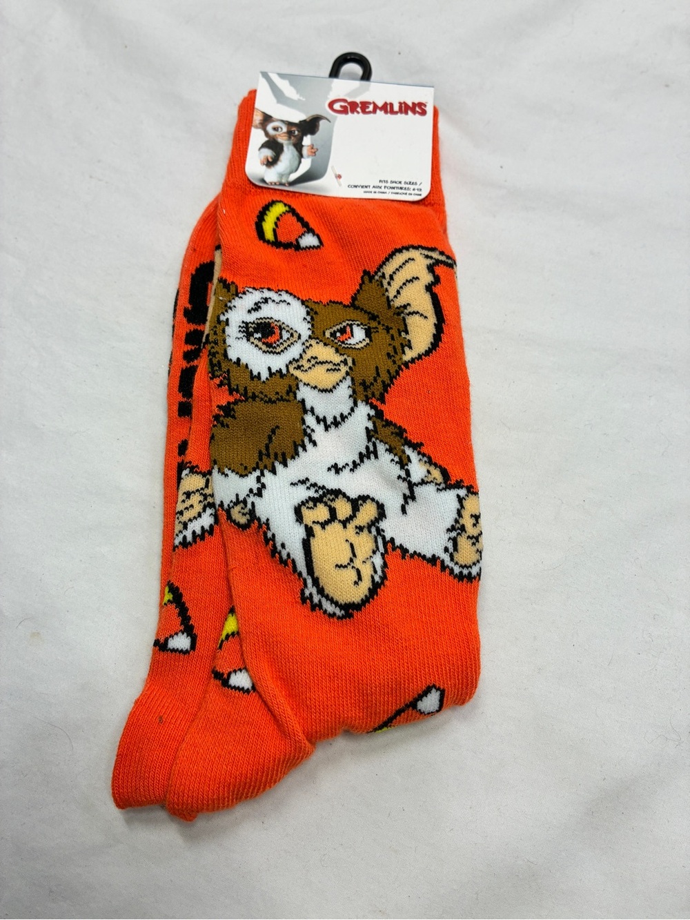 Gremlins Unisex Socks Shoe Size 6-12 Gizmo